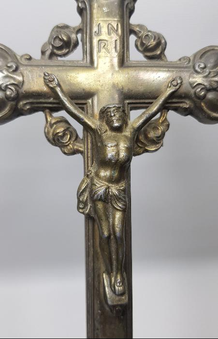 OSMANLI DÖNEMİ RUM İŞİ ÇARMIHA GERİLMİŞ HAZRETİ İSA HEYKELİ