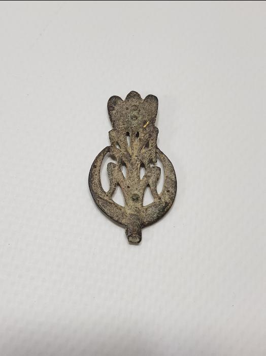 OSMANLI DÖNEMİ ÜÇ BAŞAKLI BUĞDAY VE HİLAL GÖRSELLİ ÇOK NADİR ROZET BRÖVE