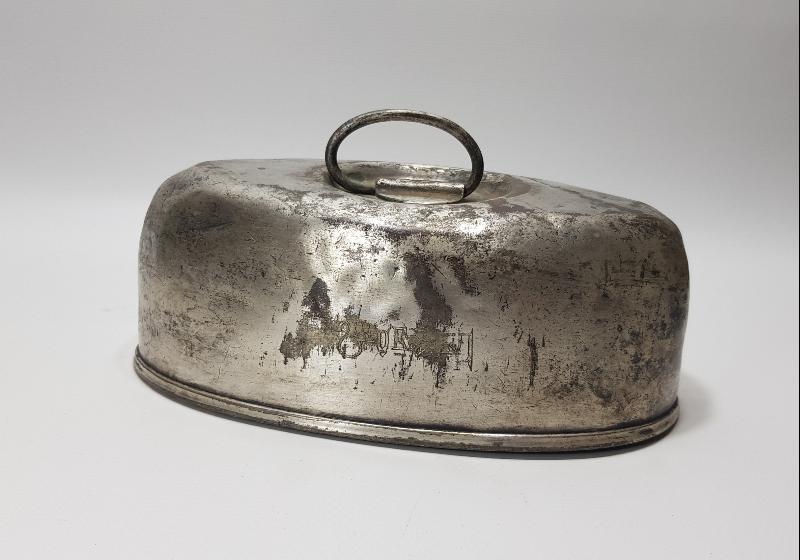 OSMANLICA ANKARA PALAS YAZILI ÇOK NADİR SERVİS TENCERESİ KAPAĞI