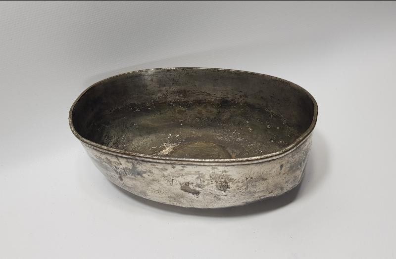 OSMANLICA ANKARA PALAS YAZILI ÇOK NADİR SERVİS TENCERESİ KAPAĞI