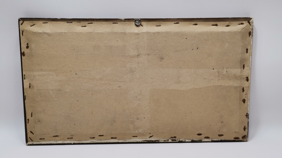 TAMAMI EL YAPIMI KÜTAHYA İŞİ BÜYÜK BOY AYETEL KÜRSİ YAZILI ÇİNİ PANO