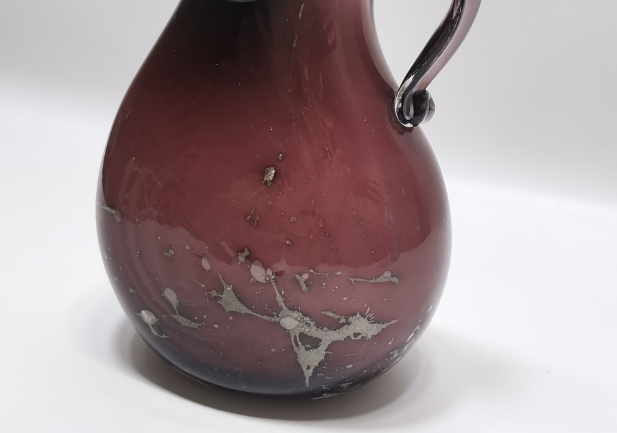 ÜFLEME CAMDAN MAMUL NADİR FORMDA VAZO