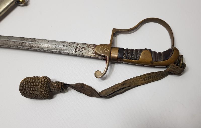 1. DÜNYA SAVAŞI DÖNEMİ İMALAT-I HARBİYE YAPIMI SERİ NOLU ÇOK NADİR OSMANLI SUBAY KILICI