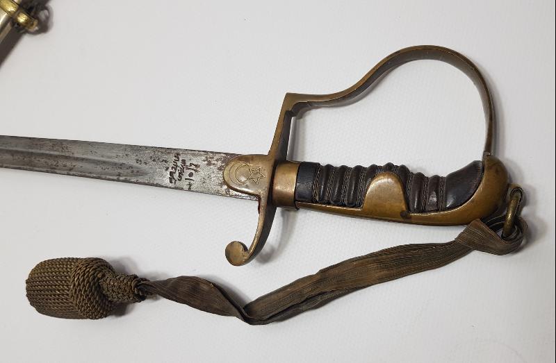 1. DÜNYA SAVAŞI DÖNEMİ İMALAT-I HARBİYE YAPIMI SERİ NOLU ÇOK NADİR OSMANLI SUBAY KILICI