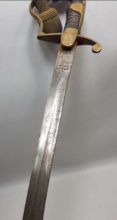 1. DÜNYA SAVAŞI DÖNEMİ İMALAT-I HARBİYE YAPIMI SERİ NOLU ÇOK NADİR OSMANLI SUBAY KILICI