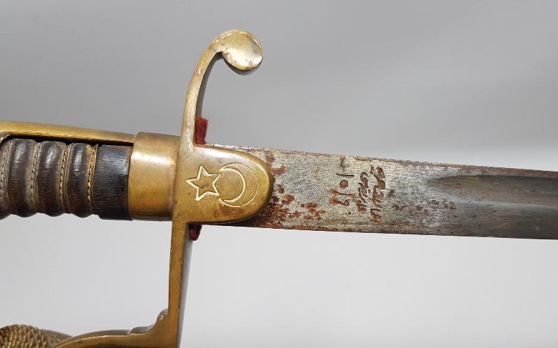 1. DÜNYA SAVAŞI DÖNEMİ İMALAT-I HARBİYE YAPIMI SERİ NOLU ÇOK NADİR OSMANLI SUBAY KILICI