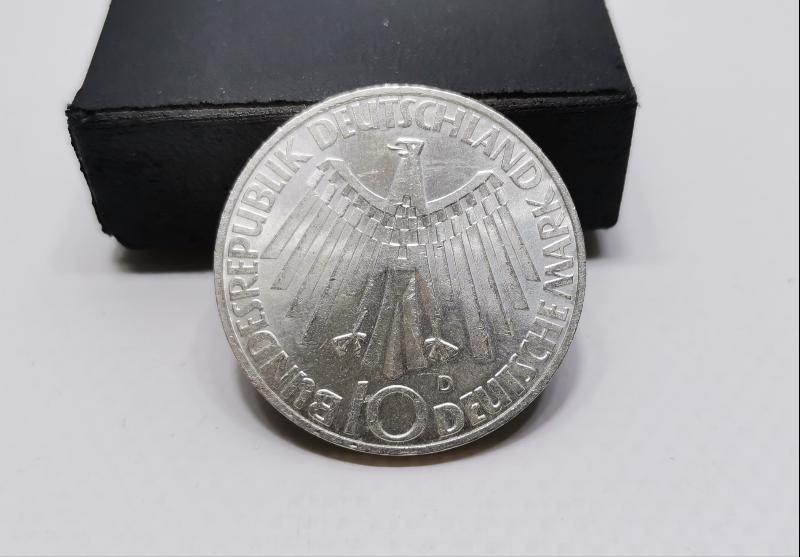 1972 MÜNİH OLİMPİYATLARI 10 MARK GÜMÜŞ HATIRA PARA