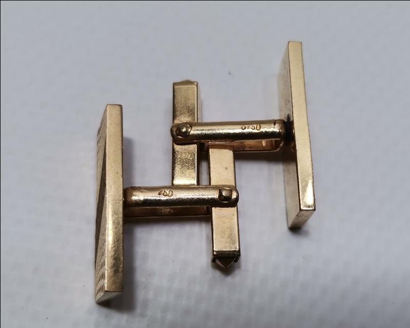 ANTİKA ALTIN KAPLAMA KOL DÜĞMESİ