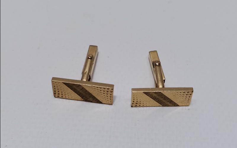 ANTİKA ALTIN KAPLAMA KOL DÜĞMESİ