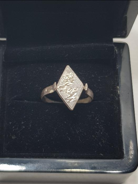 OSMANLI DÖNEMİ ÇOK NADİR GÜMÜŞ TILSIM YÜZÜK