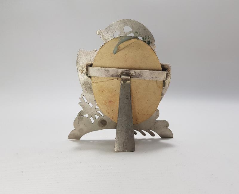 OSMANLI DÖNEMİ EL BOYAMA OSMANLI DENİZCİ SUBAY RESİMLİ GÜMÜŞ RESİMLİK