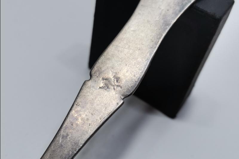 OSMANLI DÖNEMİ TUĞRALI, SAH DAMGALI VE ÇEŞNİLİ GÜMÜŞ TATLI KAŞIĞI