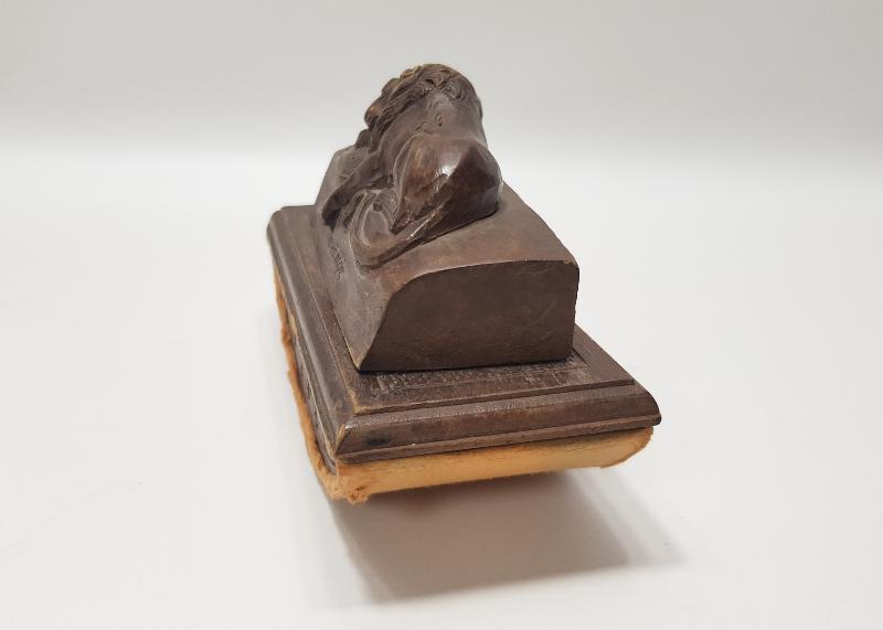 OSMANLI DÖNEMİ ÜZERİNDE ASLAN HEYKELİ BULUNAN CONSTANTINOPLE YAZILI MÜREKKEP KURUTUCU