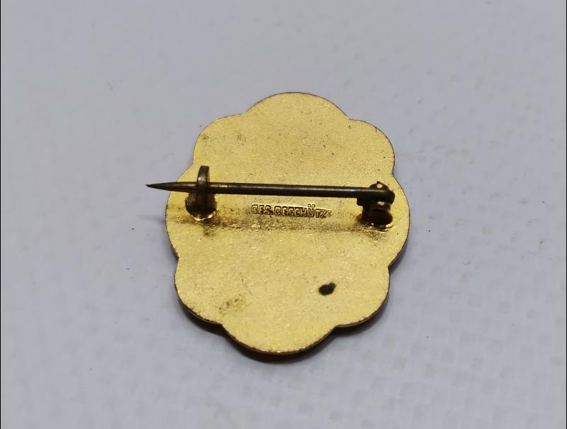 1. DÜNYA SAVAŞI 1914-1915 TARİHLİ İTTİFAK BAYRAKLAR TEMALI MİNELİ ROZET