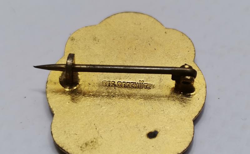 1. DÜNYA SAVAŞI 1914-1915 TARİHLİ İTTİFAK BAYRAKLAR TEMALI MİNELİ ROZET