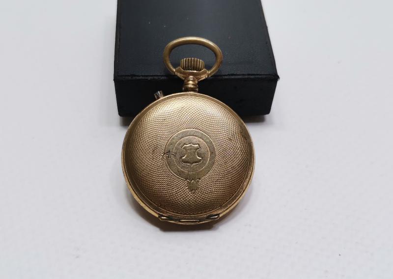 ALTIN KAPLAMA ZENNE CEP SAATİ