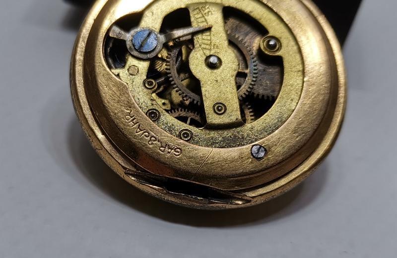 ALTIN KAPLAMA ZENNE CEP SAATİ