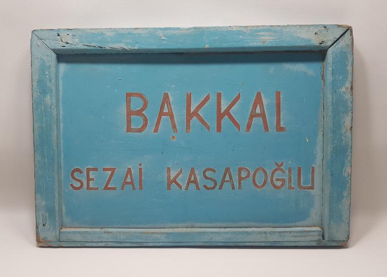 ANTİKA BAKKAL TABELASI