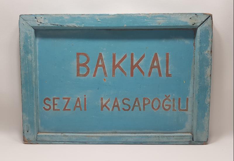 ANTİKA BAKKAL TABELASI