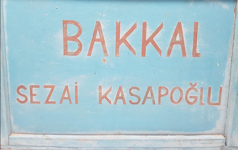 ANTİKA BAKKAL TABELASI