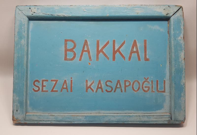 ANTİKA BAKKAL TABELASI