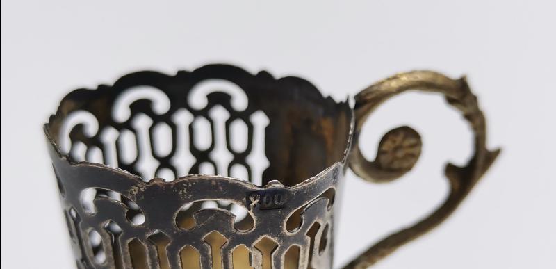 ANTİKA GÜMÜŞ KAHVE ISTAKASI