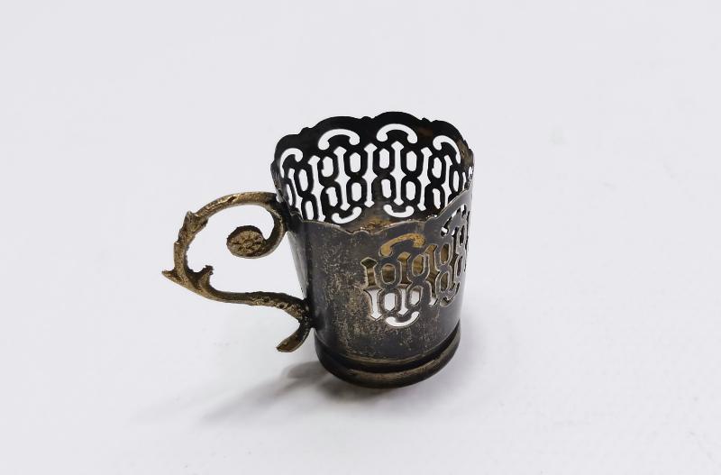 ANTİKA GÜMÜŞ KAHVE ISTAKASI