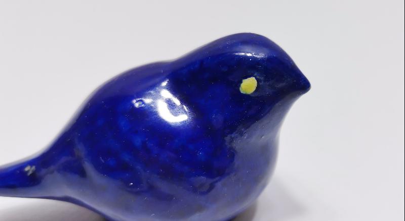 ANTİKA KÜTAHYA SERAMİK KUŞ BİBLOSU