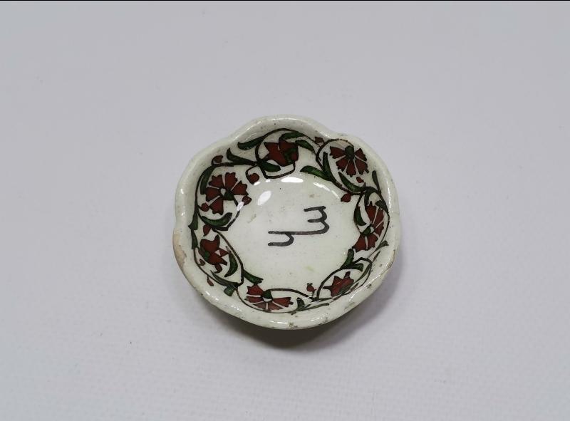 ANTİKA KÜTAHYA SERAMİK KAHVE YANI LOKUMLUK