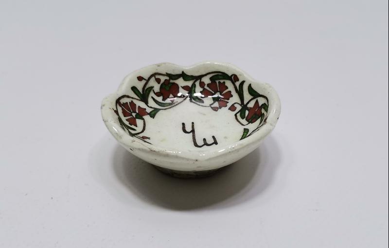 ANTİKA KÜTAHYA SERAMİK KAHVE YANI LOKUMLUK