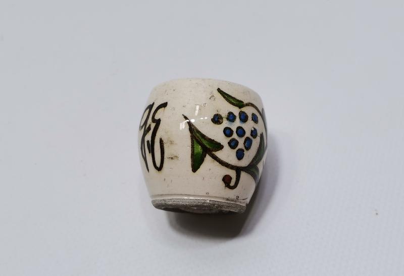 ANTİKA KÜTAHYA SERAMİK ZEMZEM BARDAĞI