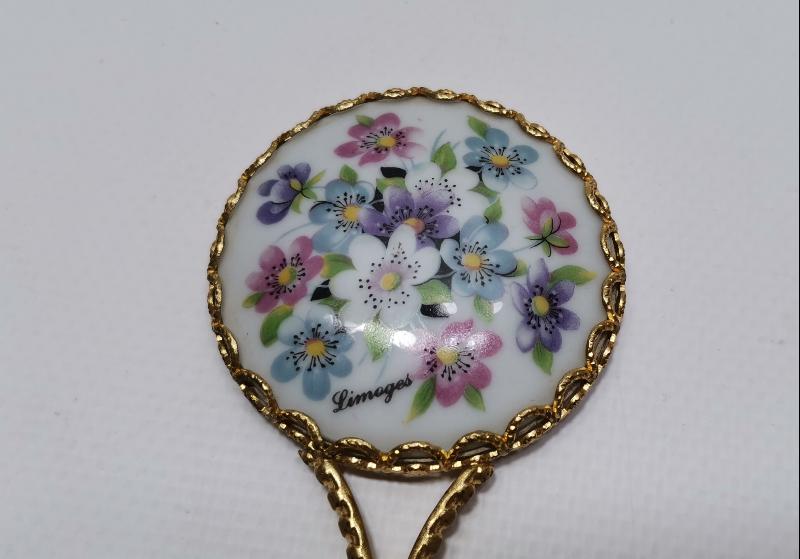 ANTİKA LIMOGES EL AYNASI