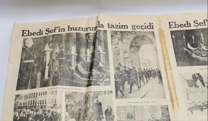 ATATÜRK'ÜN VEFAT HABERLERİ BULUNAN 19 KASIM 1938 TARİHLİ ULUS GAZETESİ