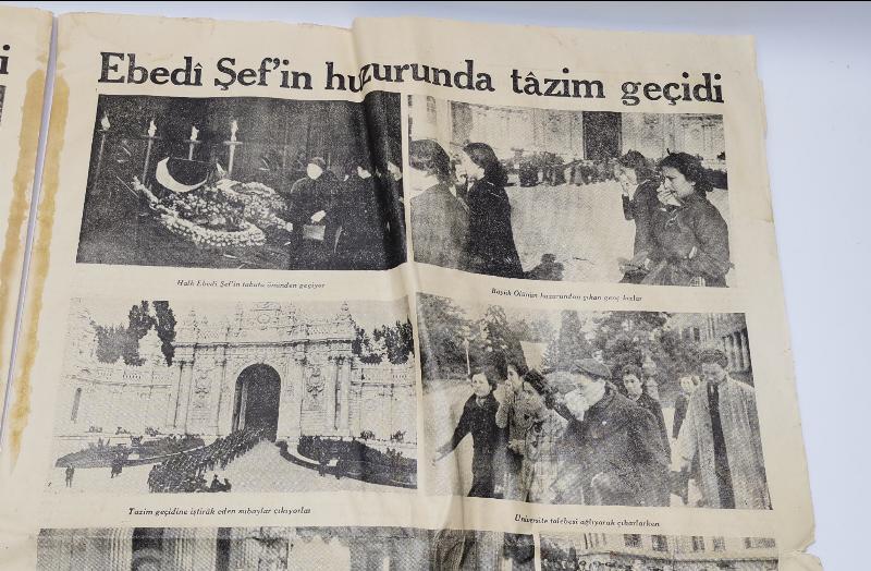 ATATÜRK'ÜN VEFAT HABERLERİ BULUNAN 19 KASIM 1938 TARİHLİ ULUS GAZETESİ