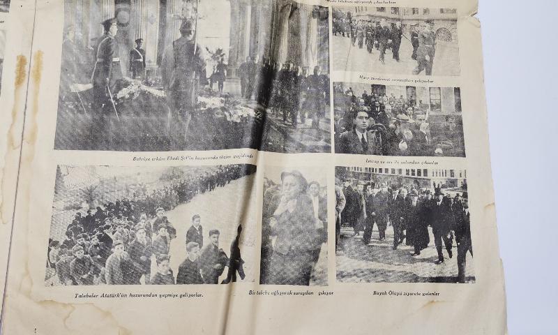 ATATÜRK'ÜN VEFAT HABERLERİ BULUNAN 19 KASIM 1938 TARİHLİ ULUS GAZETESİ