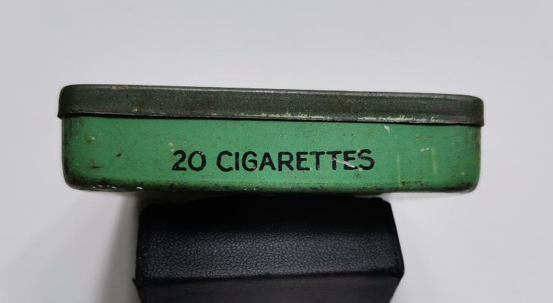 CONSTANTINOPLE - OSMANLICA YAZILI TENEKE SİGARA KUTUSU