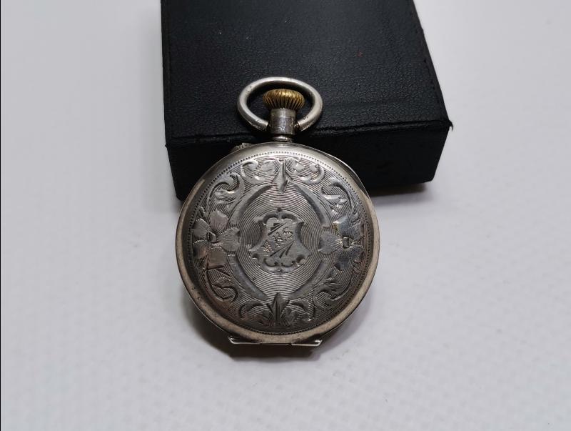 K.SERKISOFF CONSTANTINOPLE OSMANLI KADRAN GÜMÜŞ ZENNE CEP SAATİ