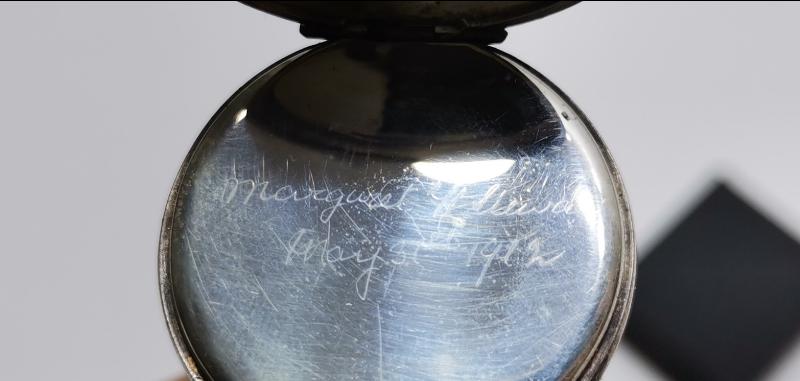 K.SERKISOFF CONSTANTINOPLE OSMANLI KADRAN GÜMÜŞ ZENNE CEP SAATİ