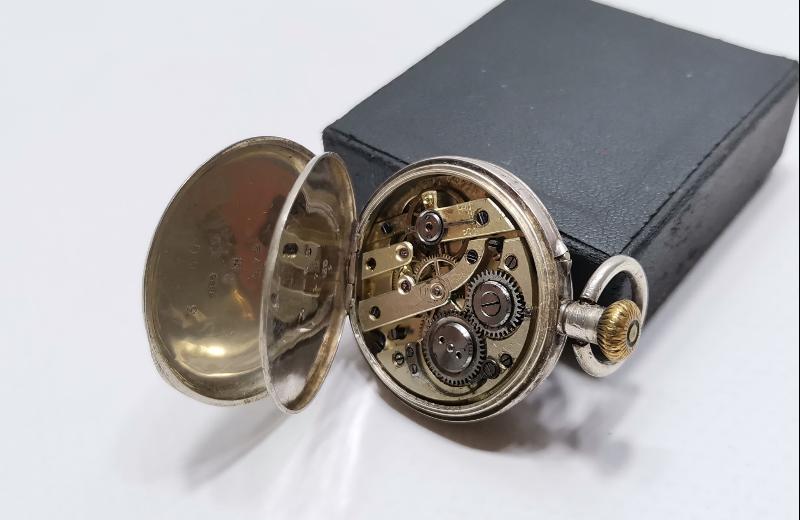 K.SERKISOFF CONSTANTINOPLE OSMANLI KADRAN GÜMÜŞ ZENNE CEP SAATİ