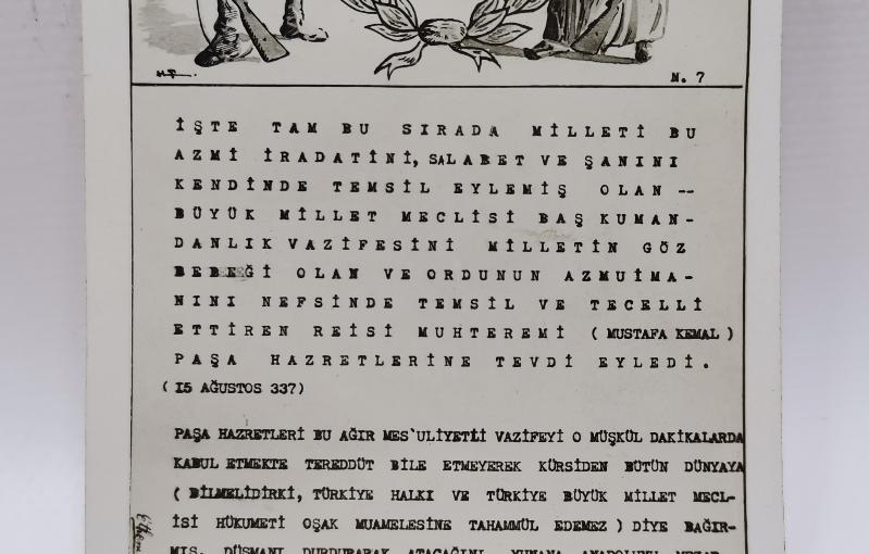 KURTULUŞ SAVAŞI VE ATATÜRK TEMALI NADİR KARTPOSTAL