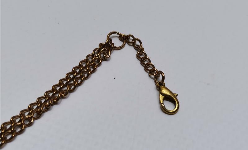 OSMANLI DÖNEMİ ALTIN KAPLAMA CEP SAATİ KÖSTEK ZİNCİRİ