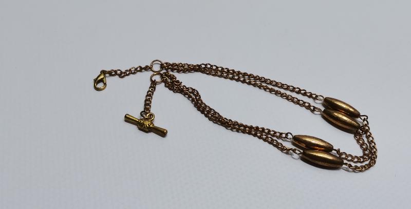 OSMANLI DÖNEMİ ALTIN KAPLAMA CEP SAATİ KÖSTEK ZİNCİRİ