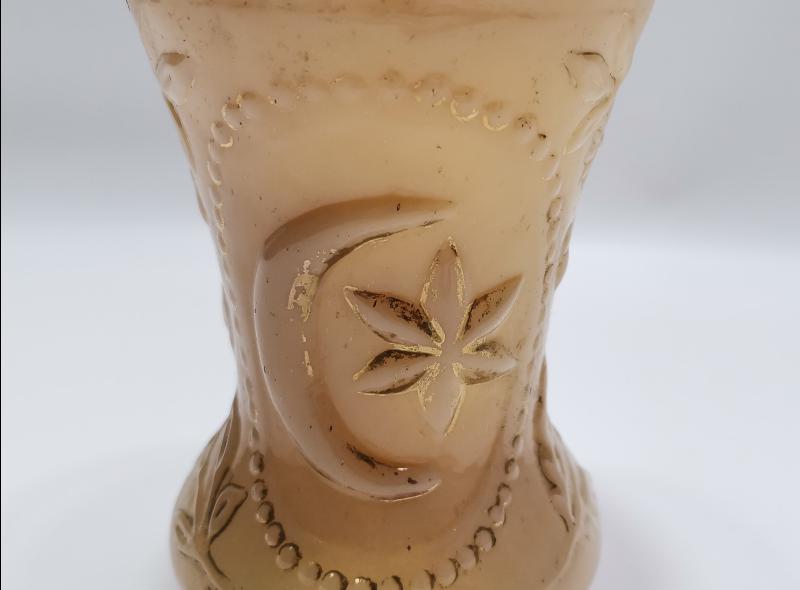 OSMANLI DÖNEMİ AY YILDIZLI OPAL BARDAK