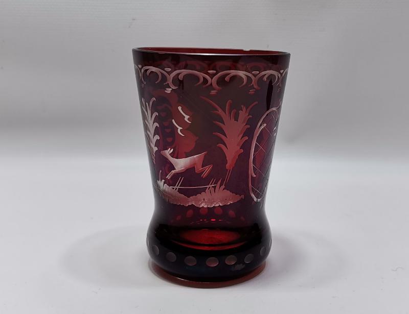 OSMANLI DÖNEMİ ÇEKOSLAVAK BOHEM KRİSTAL BARDAK