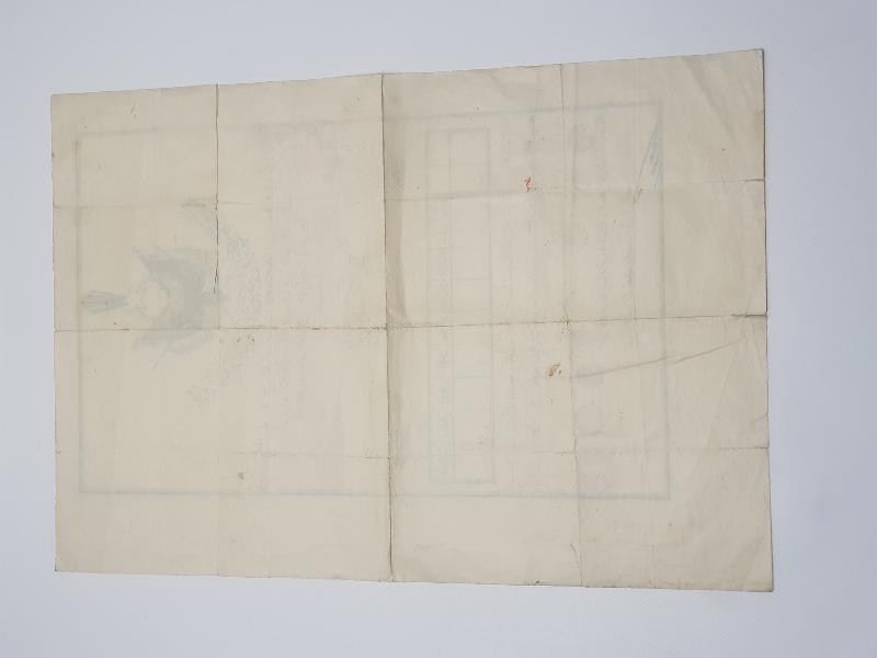 OSMANLI DÖNEMİ ÇOK NADİR BURSA JANDARMA ALAY MEKTEBİ DİPLOMASI 