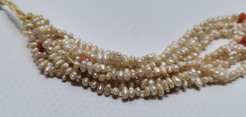 OSMANLI DÖNEMİ MERCANLI KUM İNCİ GERDANLIK