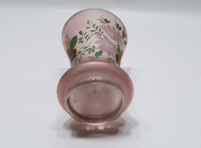 OSMANLI DÖNEMİ ÜZERİ EL BOYAMA CAM KAŞIKLIK