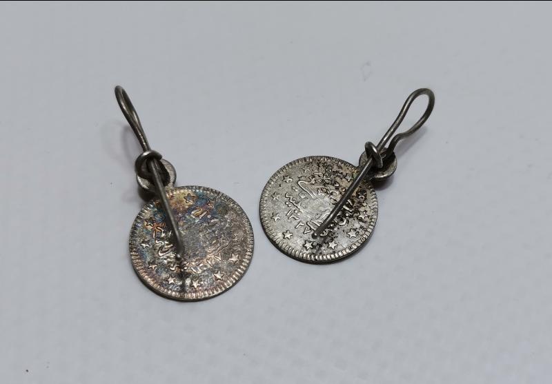 OSMANLI TUĞRALI GÜMÜŞ KÜPE