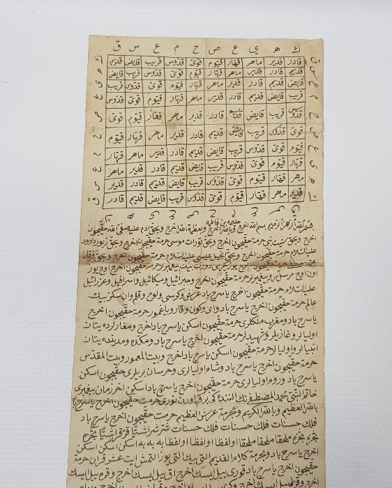 OSMANLICA EL YAZMA TILSIM HAMAYIL 