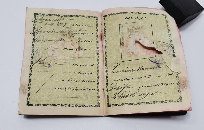 OSMANLICA EVLİLİK CÜZDANI